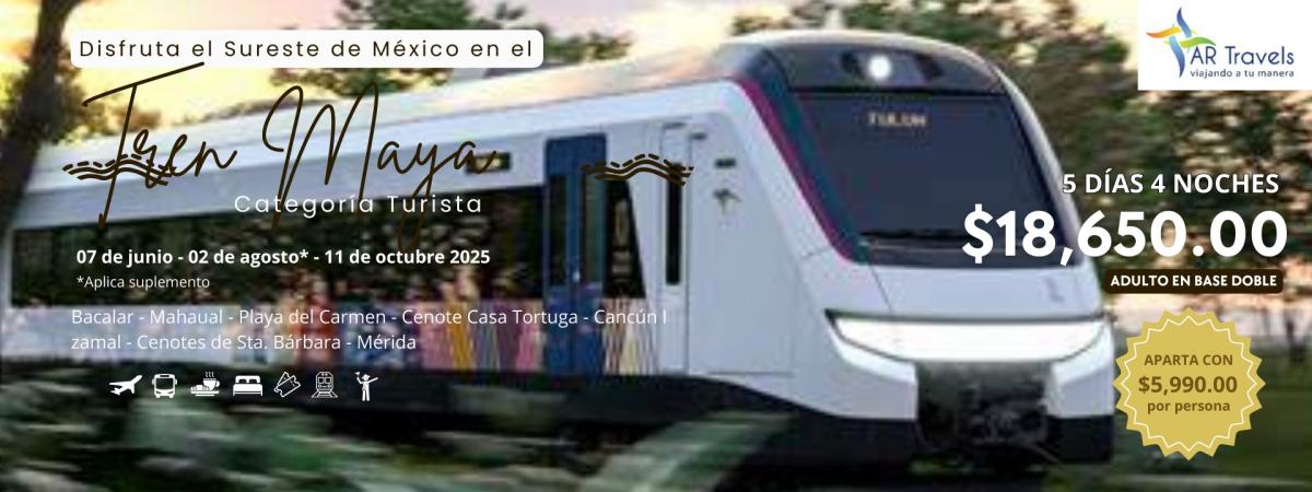Tren y Paraíso Maya 2025