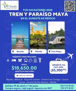 Tren y Paraíso Maya 2025