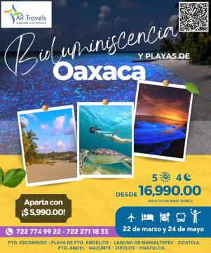 Bioluminiscencias y Playas de Oaxaca